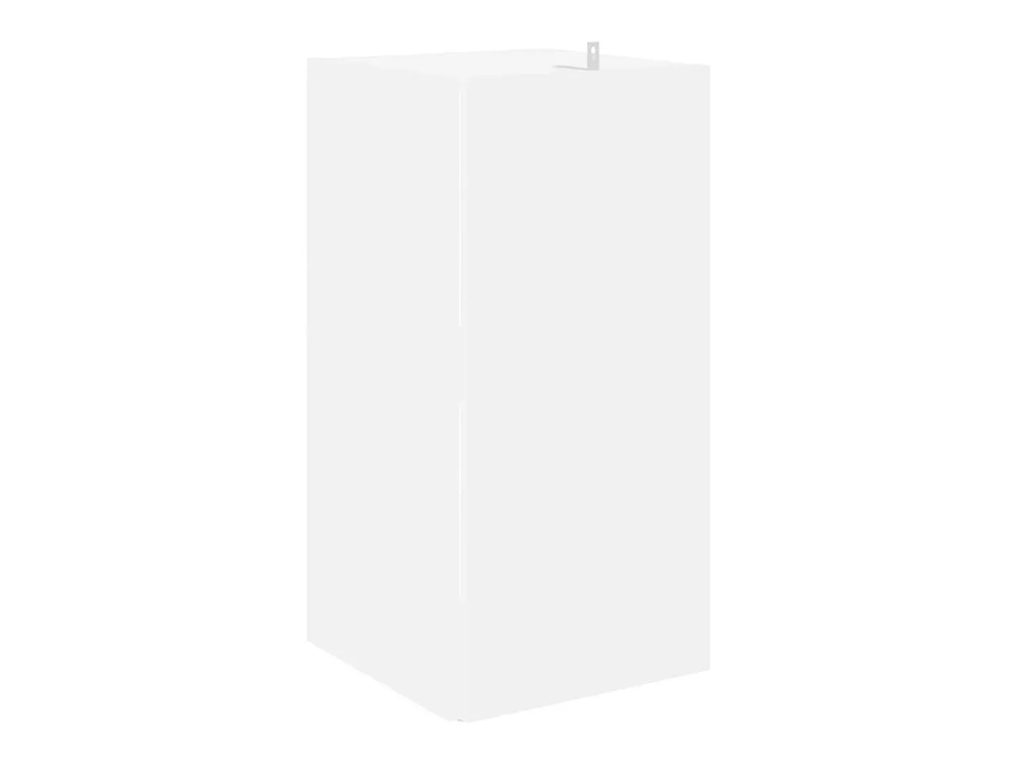 Armário de canto 33x33x67 cm derivados de madeira branco