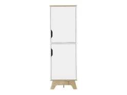 Armário de cozinha alto Pamplona em melamina com 4 prateleiras e 2 portas , 150.62 cm X 44.95 cm X 39.87 cm , Multicolor