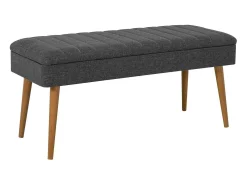 Armário de entrada Dgallett, Entrada de cabide, Composição para átrio, Console de armazenamento multifuncional, 50x38h135 cm, Carvalho e Antracite