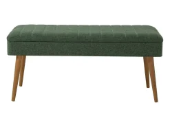 Armário de entrada Dgallett, Entrada de cabide, Composição para átrio, Consola de armazenamento multifunções, 50x38h135 cm, Carvalho e Verde