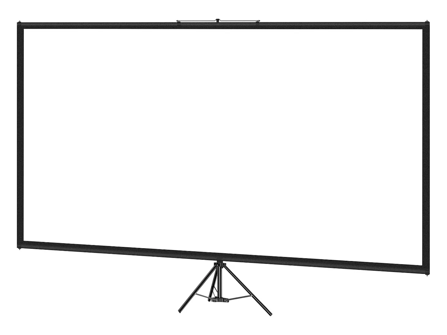 Armário de Escritório SucceBuy Tela de Projeção sobre Tripé 279.4CM 4K HD 16:9 Cinema em Casa Portátil