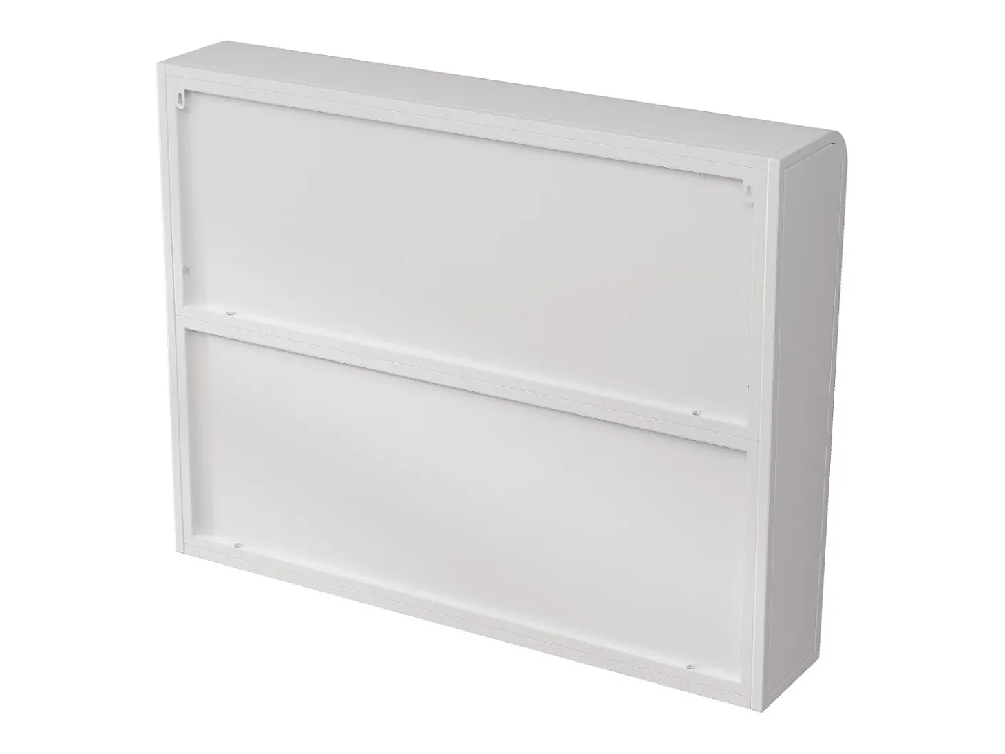 Armário de parede moderno com portas de vidro - para cozinha e banheiro - 90 × 20 × 70 cm, branco