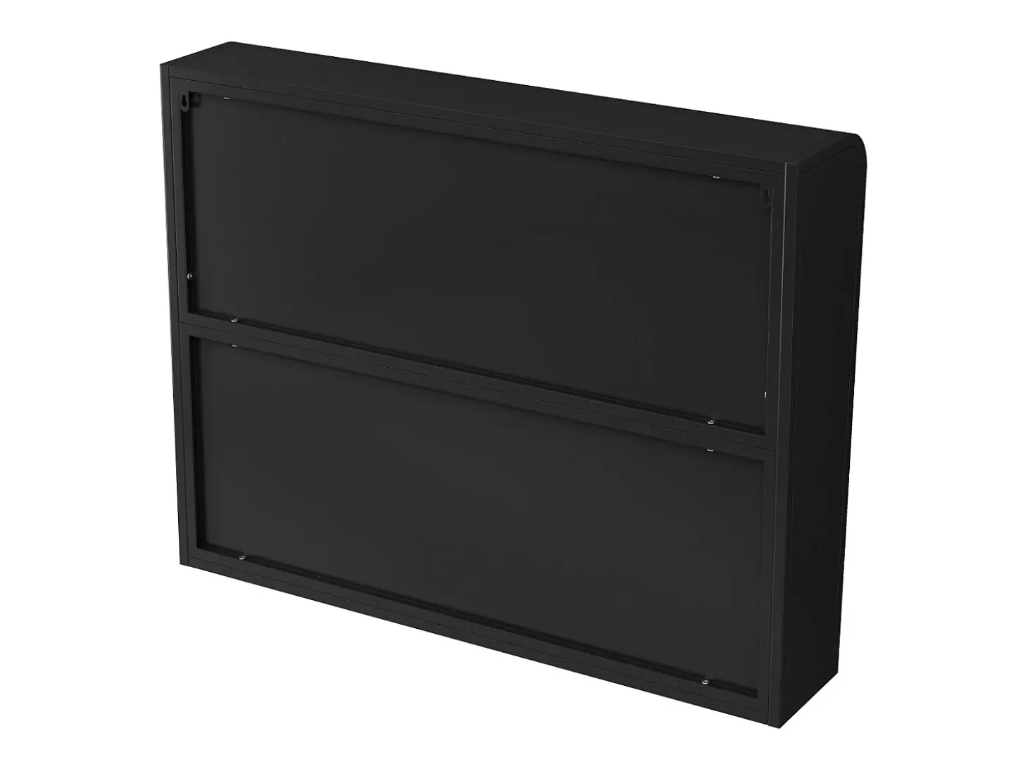 Armário de parede moderno com portas de vidro - para cozinha e banheiro - 90 × 20 × 70 cm, preto