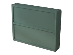 Armário de parede moderno com portas de vidro - para cozinha e banheiro - 90 × 20 × 70 cm, branco