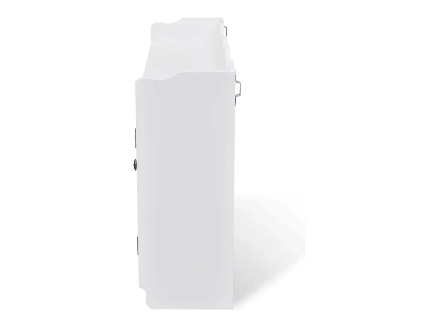 Armário de parede para exposição de livros/DVD/copos MDF branco