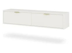 Armário de parede para TV pendurada Lexa 140 branca