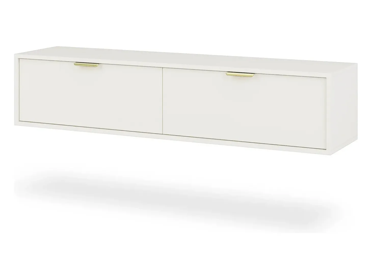 Armário de parede para TV pendurada Lexa 140 branca