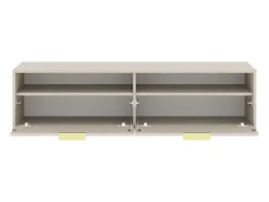 Armário de parede para TV pendurado Queen 140 cashmere
