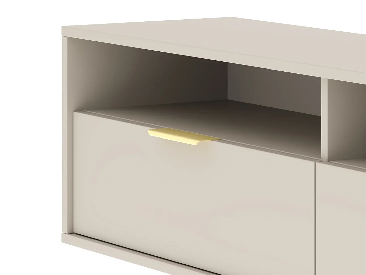 Armário de parede para TV pendurado Queen 140 cashmere