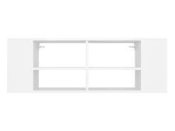Armário de parede para TV 102x35x35 cm derivados madeira branco PT319168