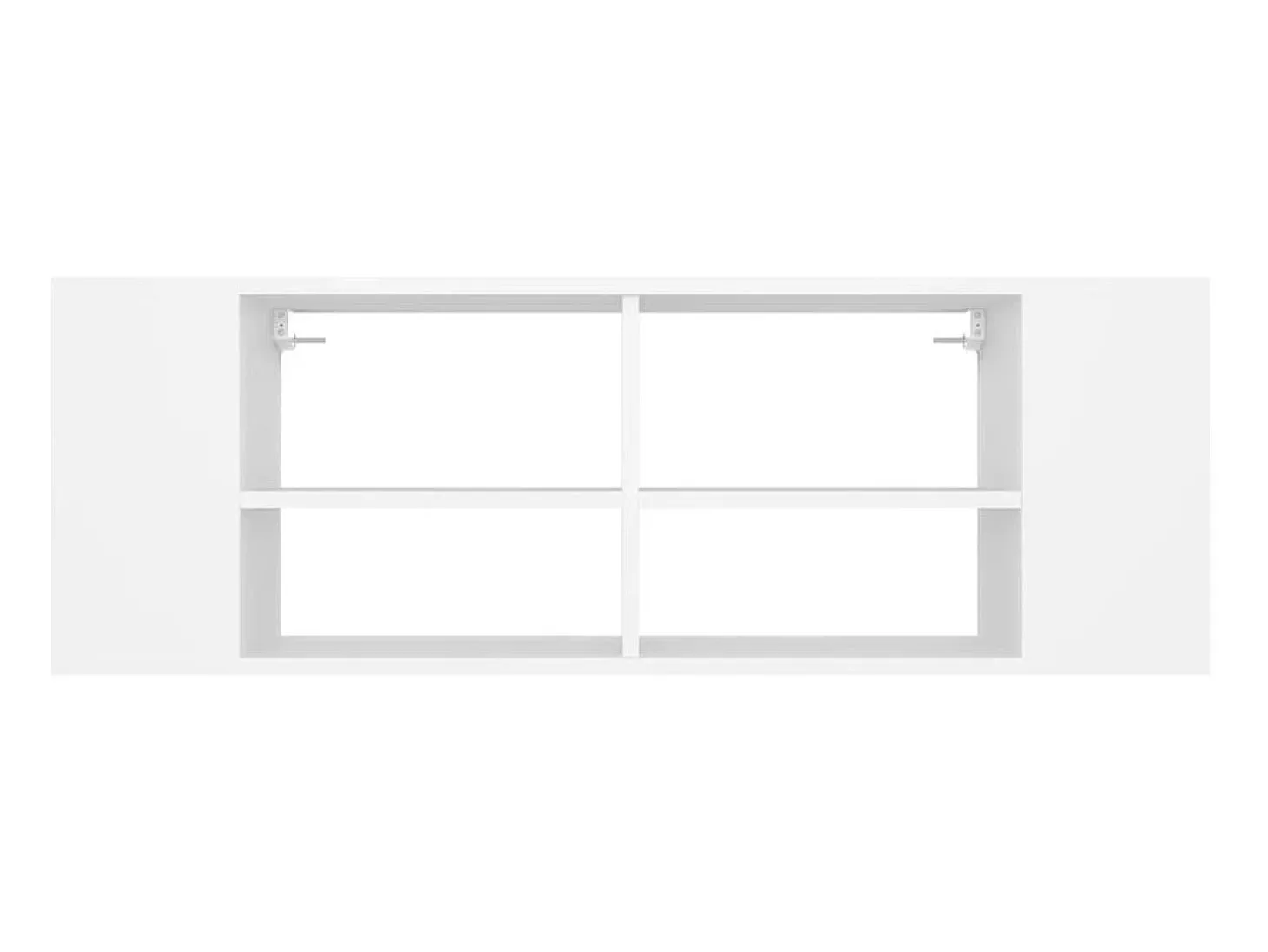 Armário de parede para TV 102x35x35 cm derivados madeira branco PT319168