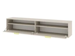 Armário de parede para TV pendurada Queen 75 cashmere
