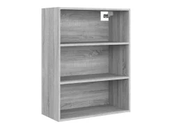 Armário de parede suspenso 69,5x32,5x90 cm Gray Sonoma