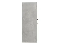 Armário de parede suspenso 69,5x34x90 cm cinzento cimento