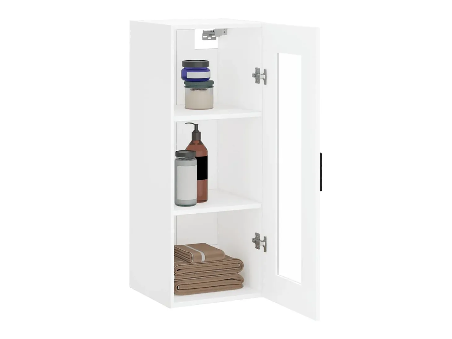 Armário de parede 34,5x34x90 cm branco
