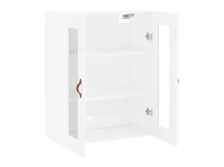 Armário de parede 69,5x34x90 cm branco brilhante