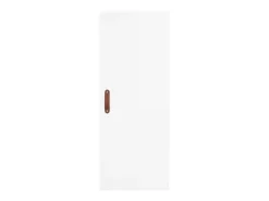 Armário de parede 34,5x34x90 cm branco brilhante