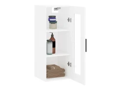 Armário de parede 34,5x34x90 cm branco