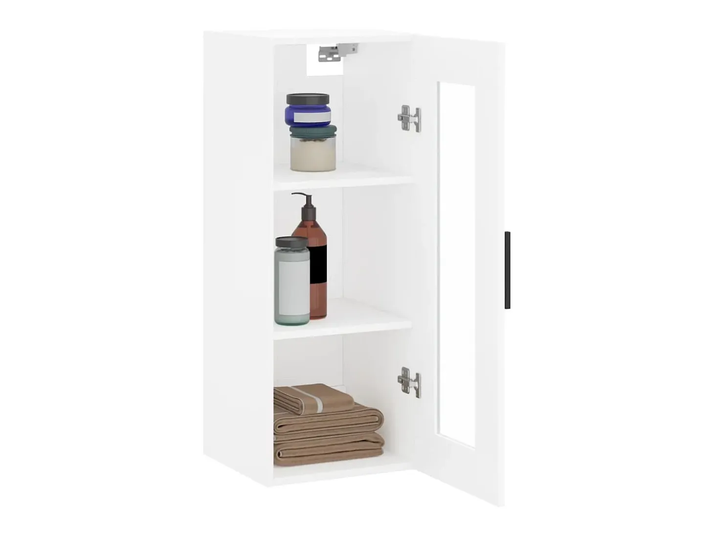 Armário de parede 34,5x34x90 cm branco