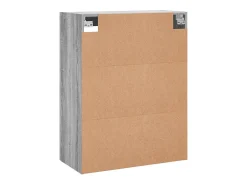 Armário de parede 69,5x34x90 cm cinzento sonoma