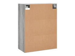 Armário de parede 69,5x34x90 cm cinzento sonoma