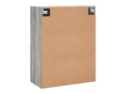 Armário de parede 69,5x34x90 cm cinzento sonoma