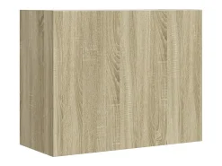 Armário de parede 75x35x60 cm derivados madeira carvalho sonoma