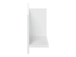 Armário de parede 70x16,5x30 cm derivados de madeira branco