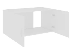Armário de parede 80x39x40 cm derivados de madeira branco