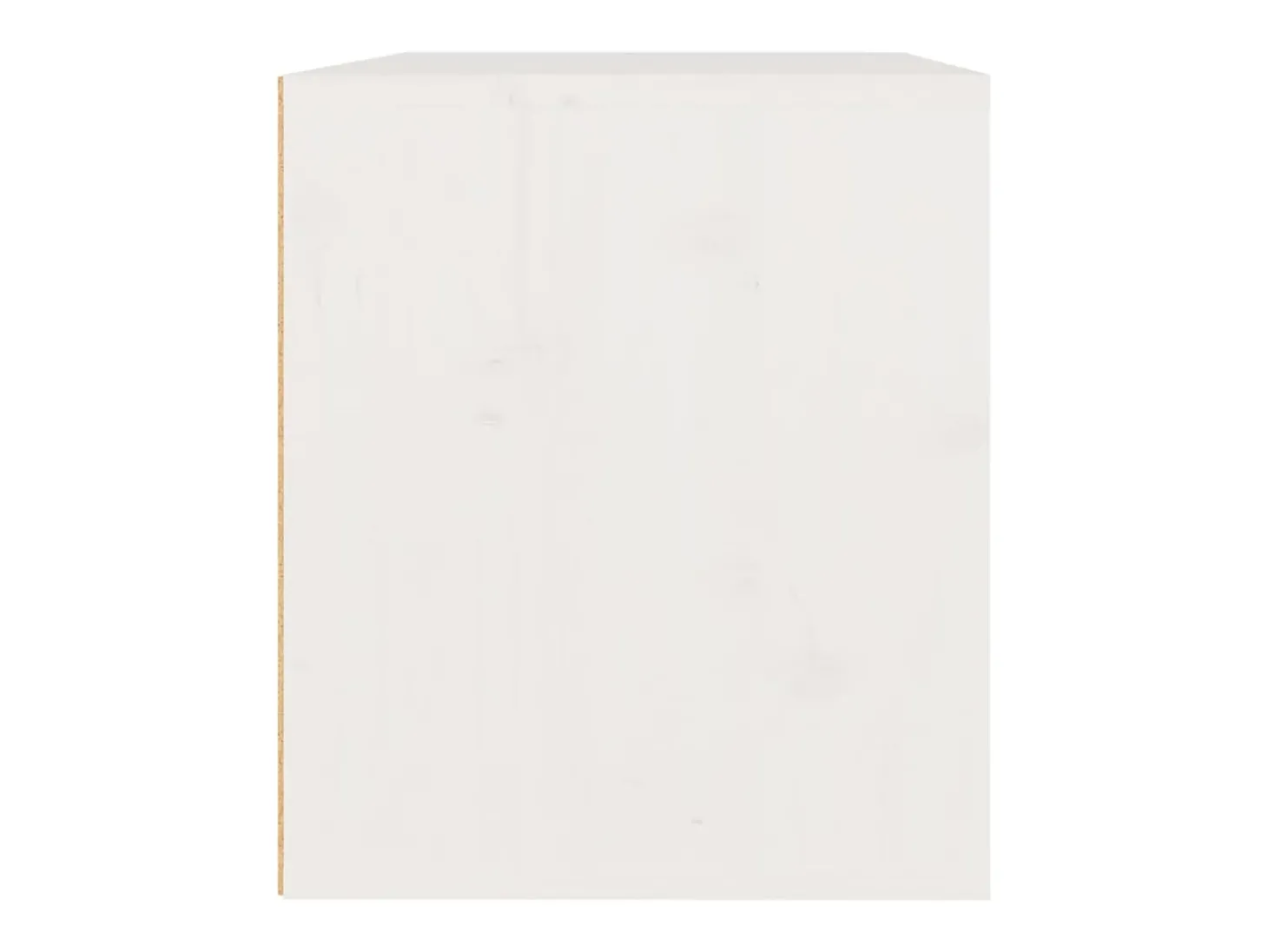 Armário de parede 45x30x35 cm madeira de pinho maciça branco