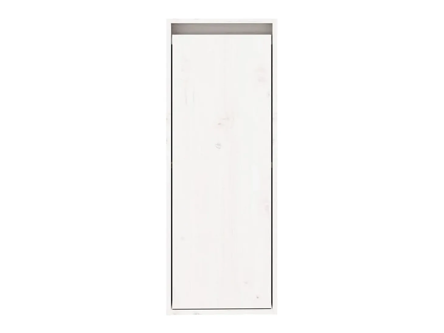 Armário de parede 30x30x80 cm madeira de pinho maciça branco