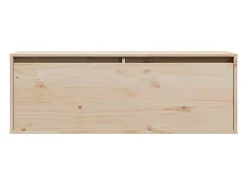 Armário de parede 100x30x35 cm madeira de pinho maciça