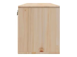Armário de parede 100x30x35 cm madeira de pinho maciça
