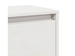 Armário de parede 80x30x35 cm madeira de pinho maciça branco