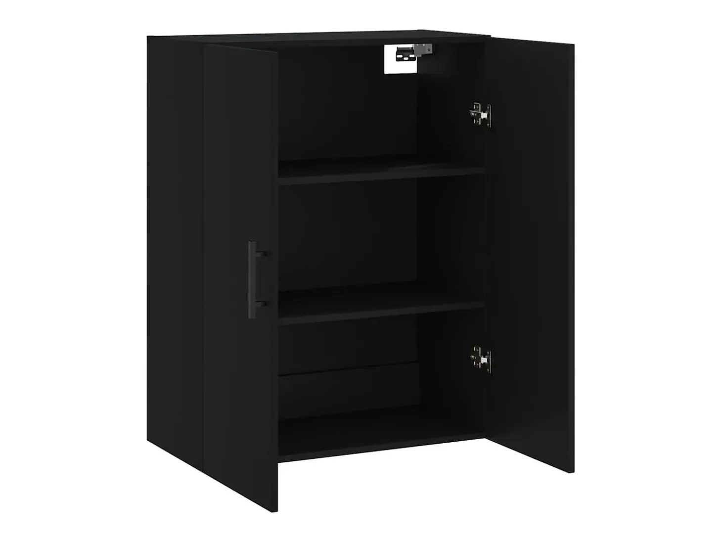 Armário de parede 69,5x34x90 cm preto