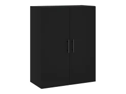 Armário de parede 69,5x34x90 cm preto