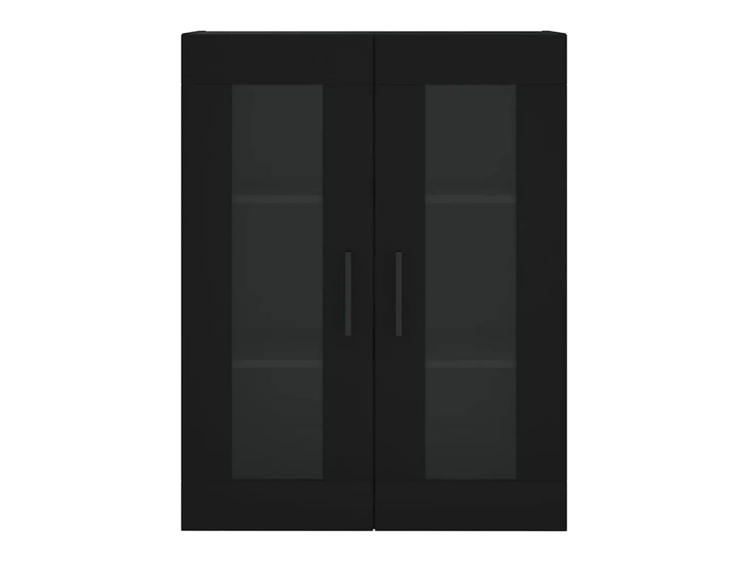 Armário de parede 69,5x34x90 cm preto
