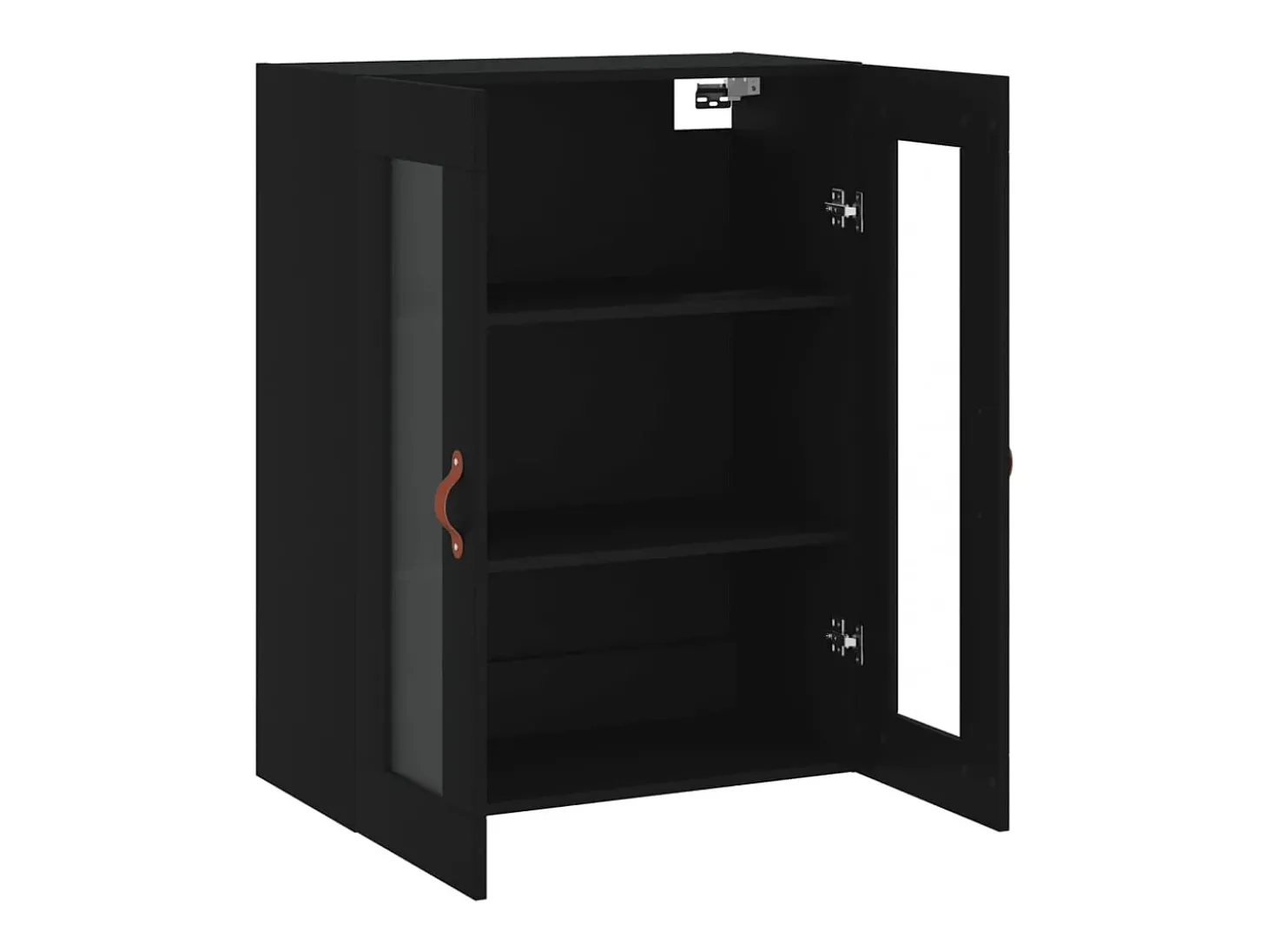 Armário de parede 69,5x34x90 cm preto