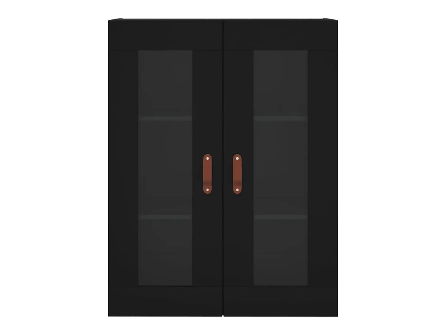Armário de parede 69,5x34x90 cm preto