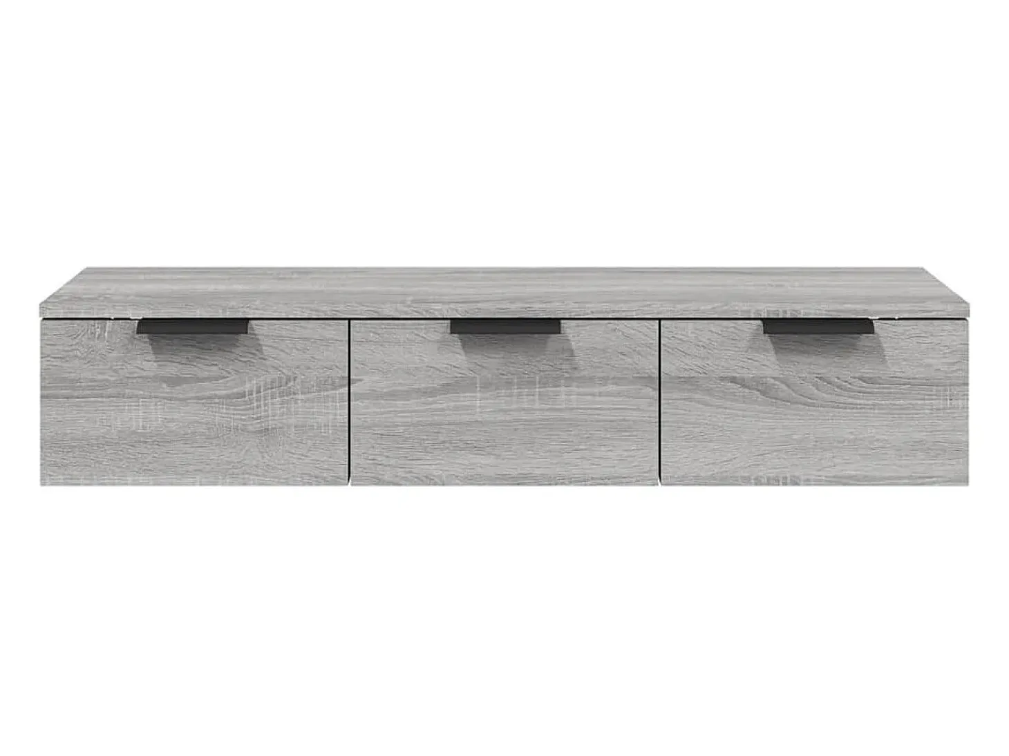 Armário de parede 102x30x20cm derivados madeira cinzento sonoma