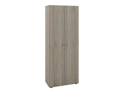 Armário de sapato de madeira VCM | Dimensões: L. 70 x A. 178 x P. 40 cm | Armário para uso integral | 9 compartimentos - Vandol (carvalho Sonoma (Sägerau))