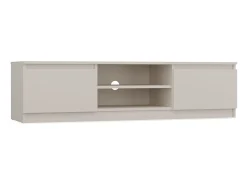 Armário de TV: 2 portas, 2 prateleiras, Caxemira, 40 x 36 x 140cm