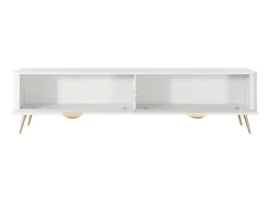 Armário de TV: Branco, 200 x 38 x 51,2 cm