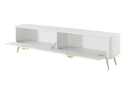 Armário de TV: Branco, 200 x 38 x 51,2 cm