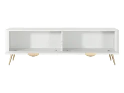 Armário de TV: Branco, 163,2 x 38 x 51,2 cm
