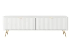 Armário de TV: Branco, 163,2 x 38 x 51,2 cm