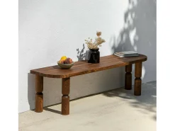 Armário de TV Dgrimald, Aparador de sala, Armário de TV baixo, Base de parede equipada, 140x35h40 cm, Noz