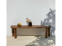 Armário de TV Dgrimald, Aparador de sala, Armário de TV baixo, Base de parede equipada, 140x35h40 cm, Noz