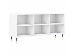 Armário de TV 103,5x30x50 cm derivados de madeira branco PT247786