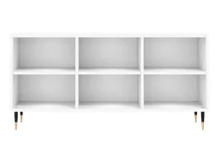 Armário de TV 103,5x30x50 cm derivados de madeira branco PT247786